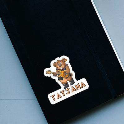 Tatjana Sticker Rocker Bear Notebook Image