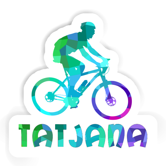 Sticker Tatjana Biker Laptop Image