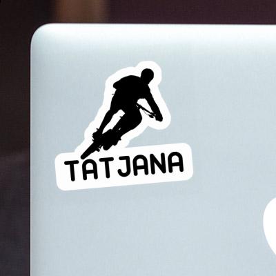 Sticker Tatjana Biker Laptop Image