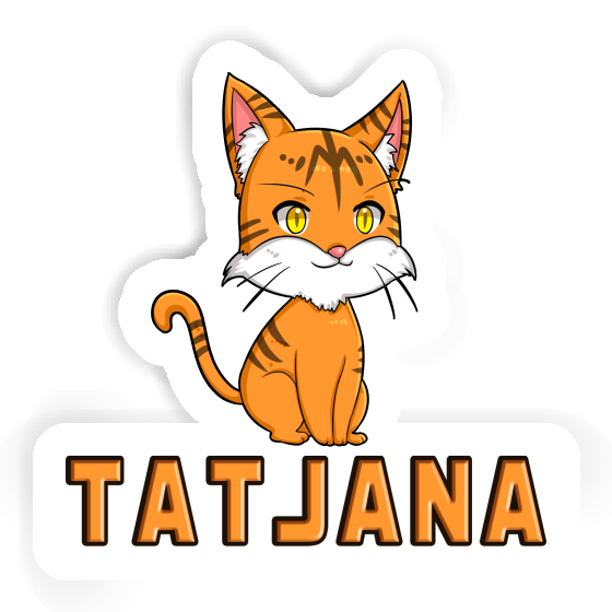 Sticker Tatjana Cat Laptop Image