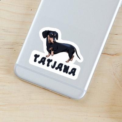 Dachshund Sticker Tatjana Notebook Image