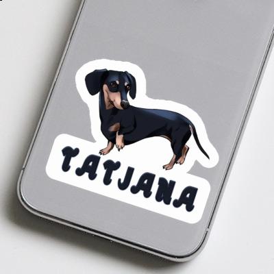 Dachshund Sticker Tatjana Gift package Image