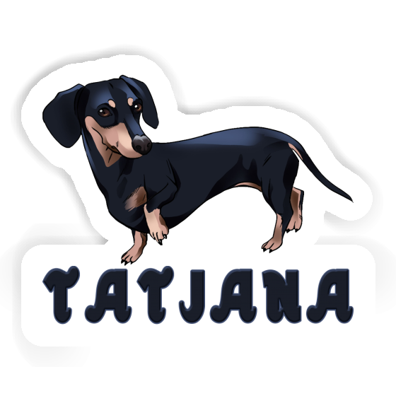 Dachshund Sticker Tatjana Notebook Image