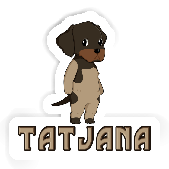 German Wirehaired Sticker Tatjana Gift package Image