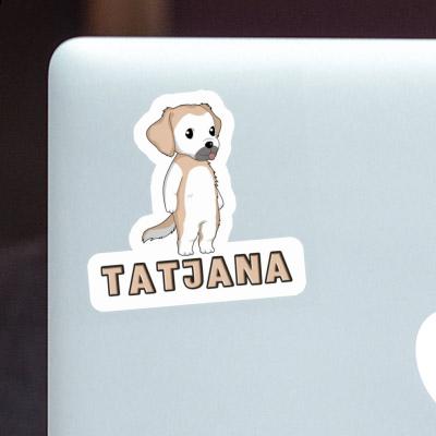 Sticker Golden Retriever Tatjana Laptop Image