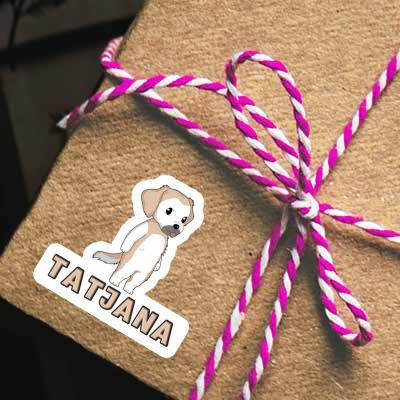 Autocollant Golden Retriever Tatjana Gift package Image