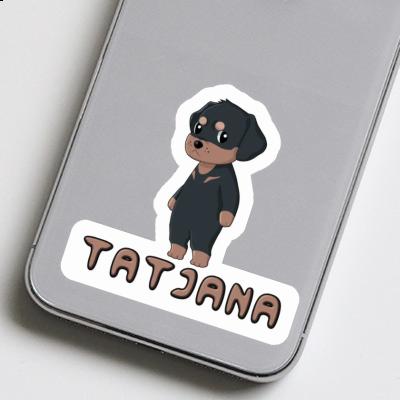 Sticker Rottweiler Tatjana Notebook Image