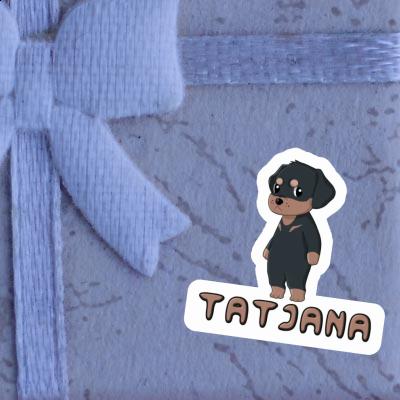 Sticker Rottweiler Tatjana Notebook Image