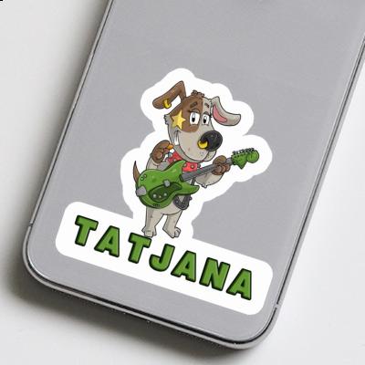 Sticker Tatjana Guitarist Gift package Image