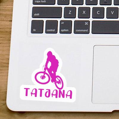 Tatjana Sticker Downhiller Laptop Image