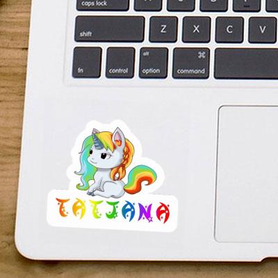 Sticker Einhorn Tatjana Notebook Image