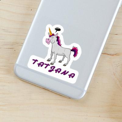 Sticker Tatjana Angry Unicorn Laptop Image