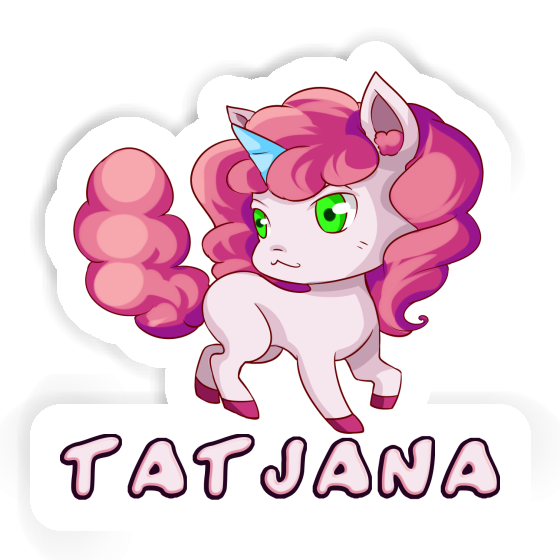 Tatjana Sticker Unicorn Notebook Image