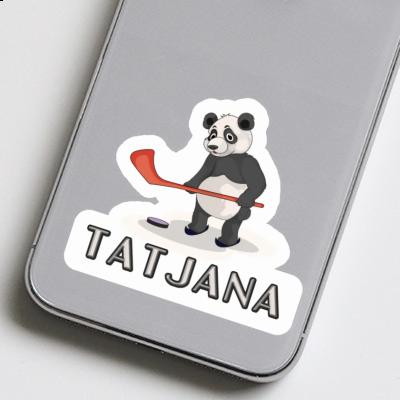 Ice Hockey Panda Sticker Tatjana Laptop Image