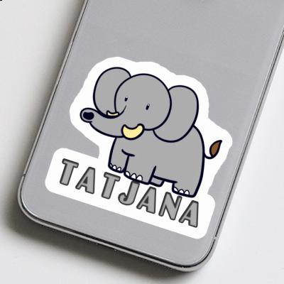 Autocollant Tatjana Éléphant Image