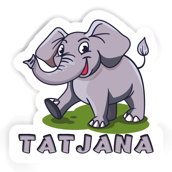 Sticker Tatjana Elephant Notebook Image