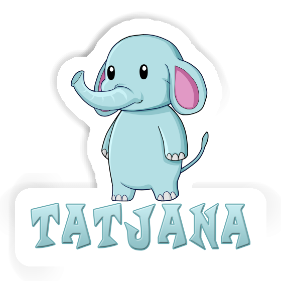 Sticker Tatjana Elephant Laptop Image