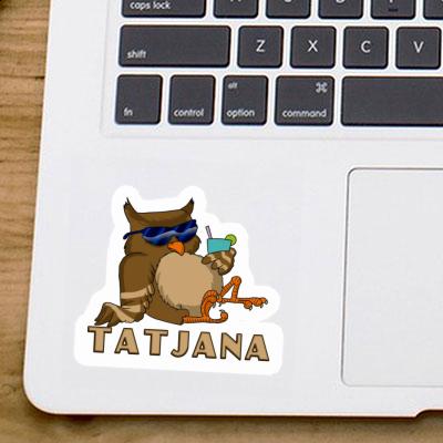 Sticker Tatjana Cool Owl Gift package Image