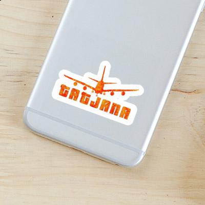 Tatjana Sticker Airplane Image