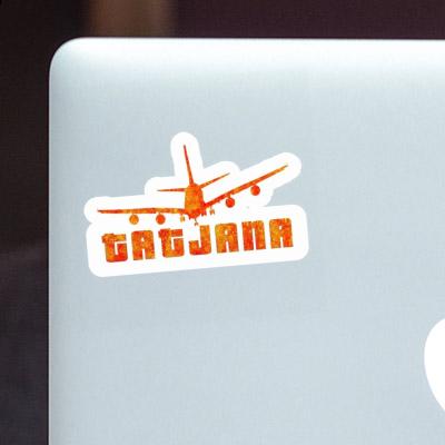 Tatjana Sticker Airplane Laptop Image