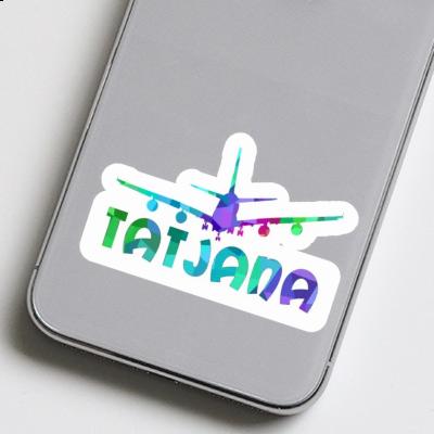 Sticker Tatjana Airplane Laptop Image