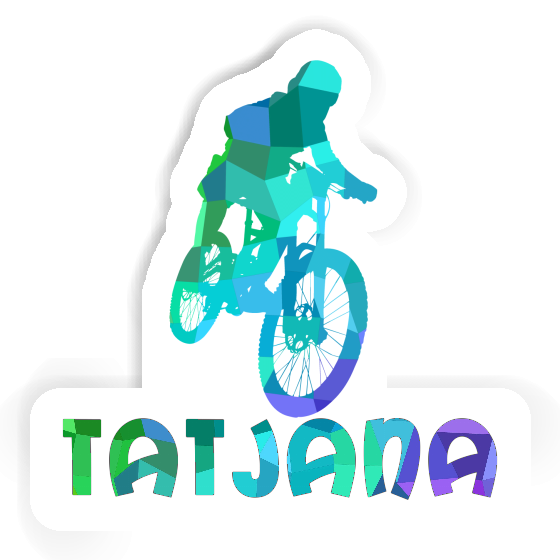 Sticker Freeride Biker Tatjana Image