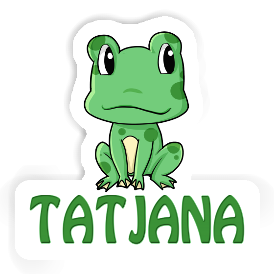 Tatjana Sticker Frog Laptop Image