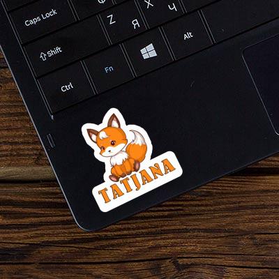 Sticker Tatjana Fox Laptop Image