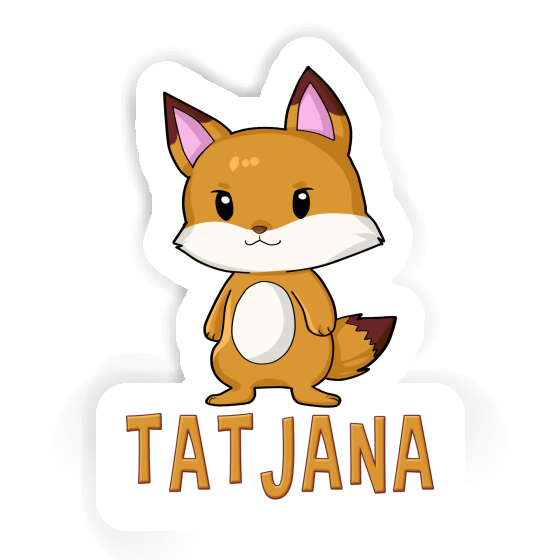 Tatjana Sticker Fox Laptop Image