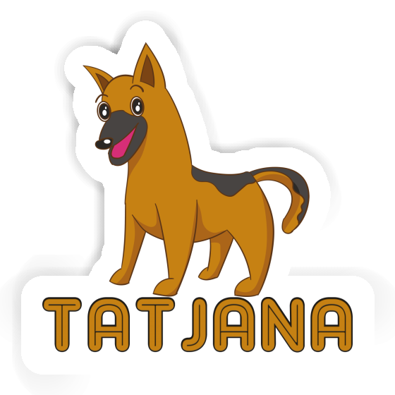 German Shepherd Sticker Tatjana Laptop Image