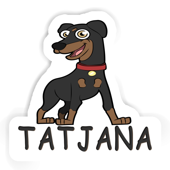 Sticker Pinscher Tatjana Notebook Image