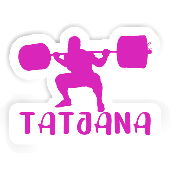 Sticker Tatjana Weightlifter Gift package Image