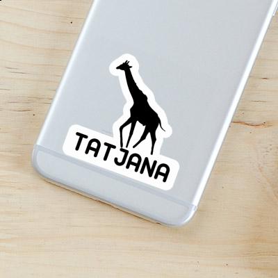 Tatjana Autocollant Girafe Gift package Image