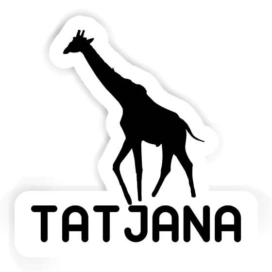 Tatjana Autocollant Girafe Gift package Image