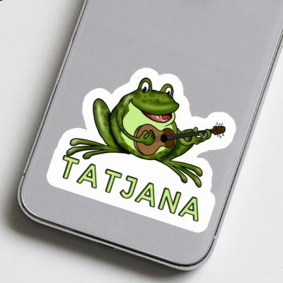 Sticker Tatjana Guitar Frog Image