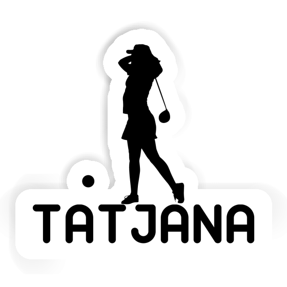 Sticker Tatjana Golfer Gift package Image