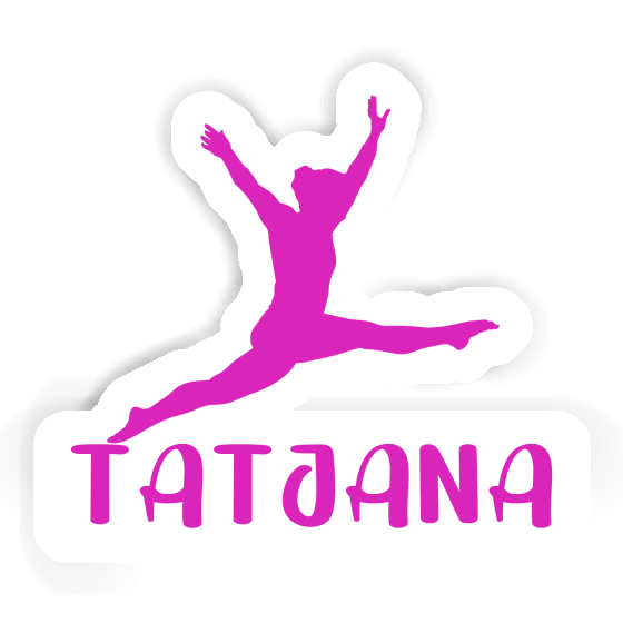 Tatjana Sticker Gymnast Laptop Image