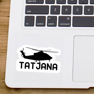 Sticker Helikopter Tatjana Laptop Image