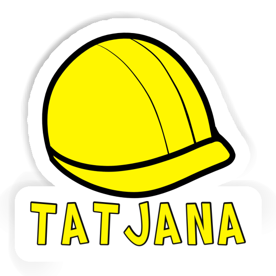 Sticker Construction Helmet Tatjana Image