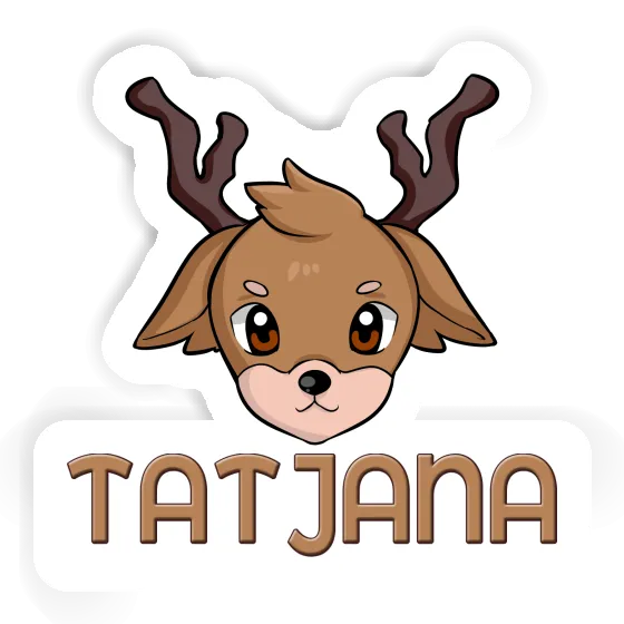 Tatjana Sticker Deer Notebook Image