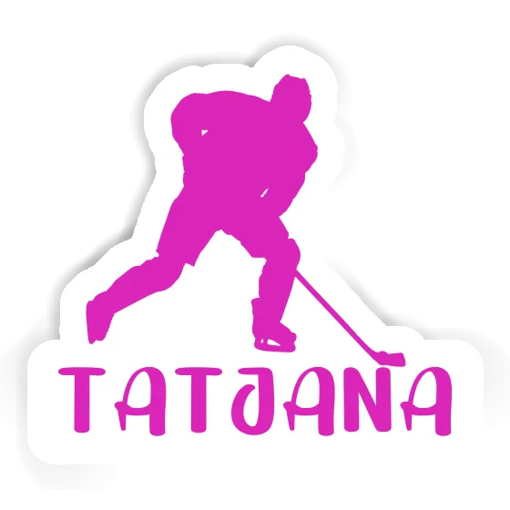 Sticker Tatjana Hockey Player Gift package Image