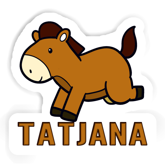 Tatjana Sticker Horse Image