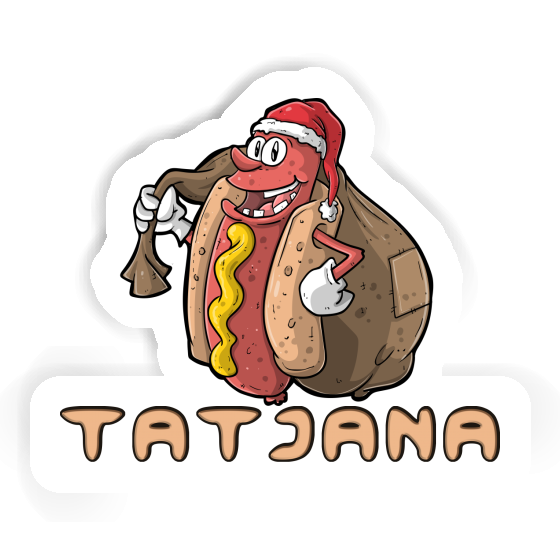 Tatjana Sticker Hot Dog Notebook Image