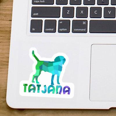 Tatjana Autocollant Chien Laptop Image