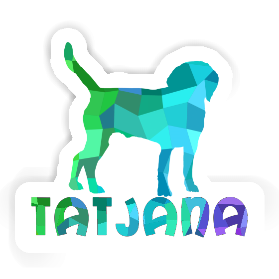 Sticker Tatjana Dog Notebook Image