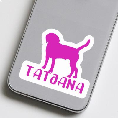 Tatjana Autocollant Chien Notebook Image