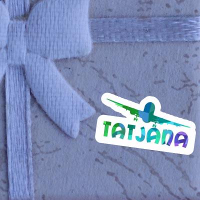 Tatjana Sticker Airplane Laptop Image