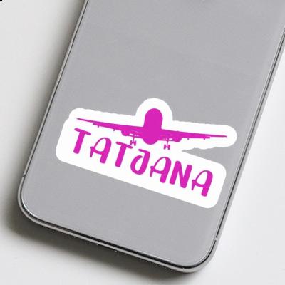 Flugzeug Sticker Tatjana Gift package Image