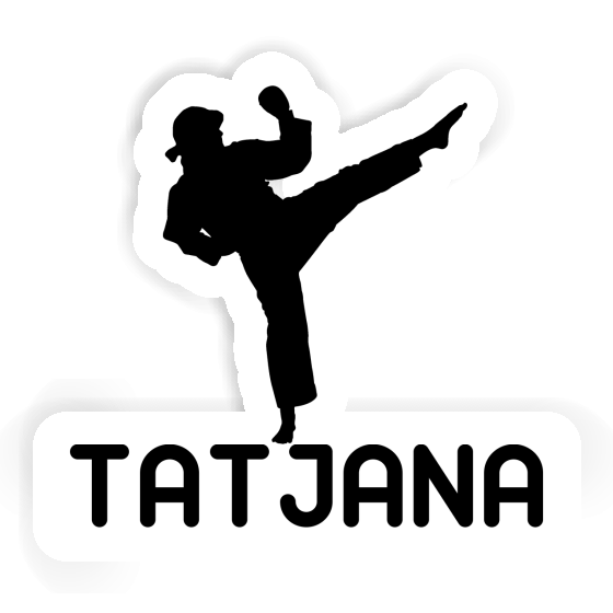 Karateka Sticker Tatjana Notebook Image