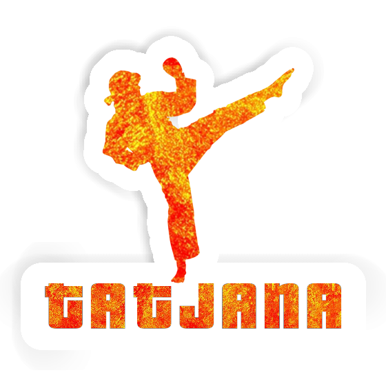 Sticker Karateka Tatjana Image